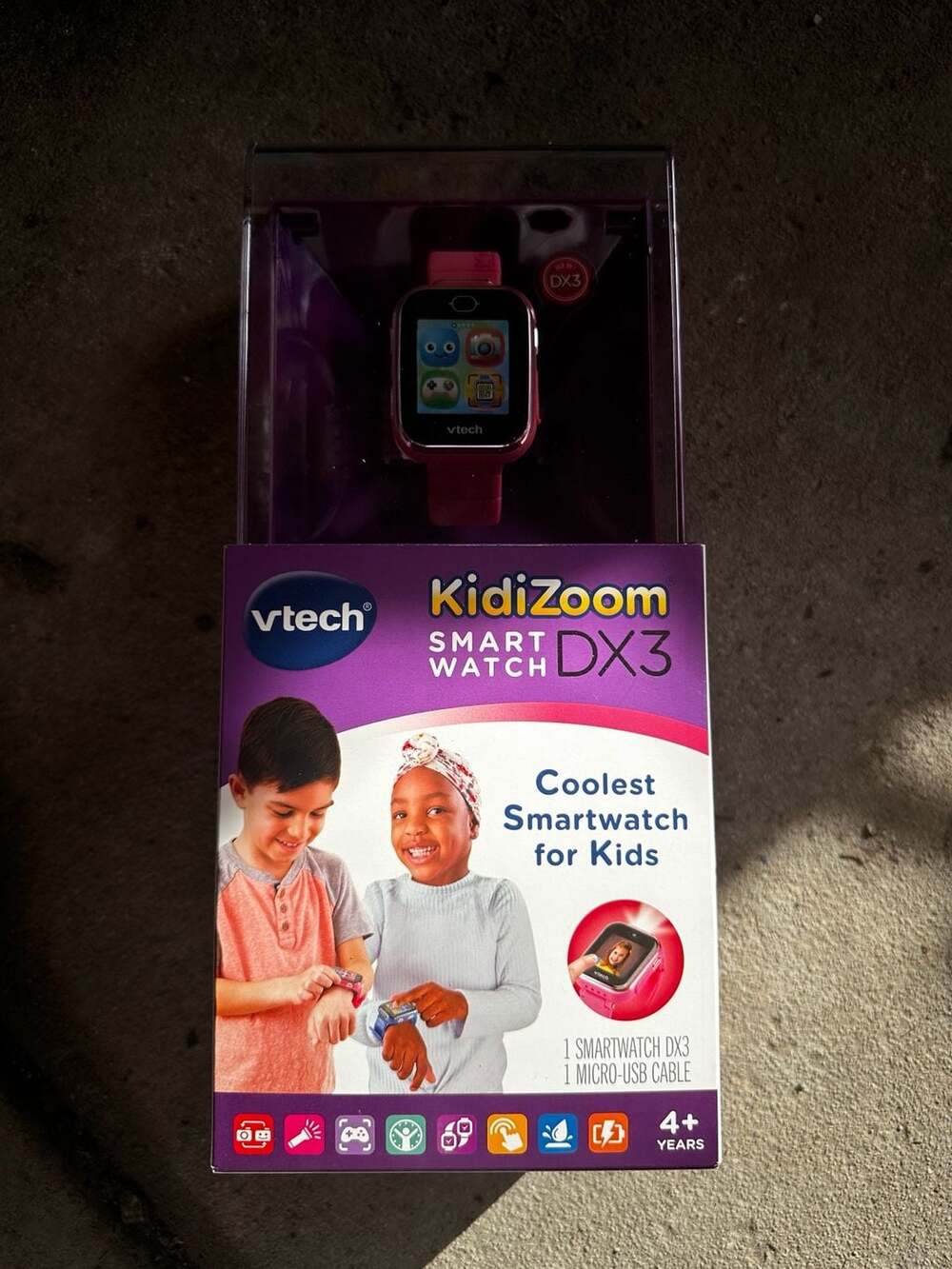 VTech KidiZoom Smartwatch DX3 - Pink Kids Smartwatch